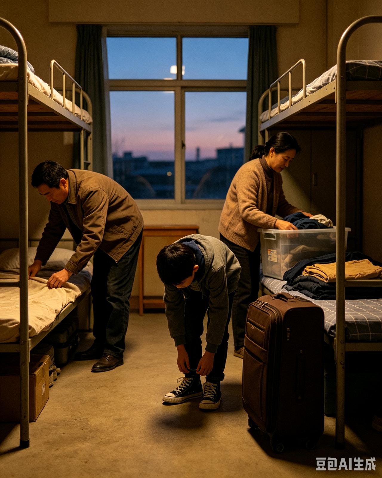 中国式送学：爱与放手的两难
 
大学宿舍还未通电，不少70后、80后家长便提前三