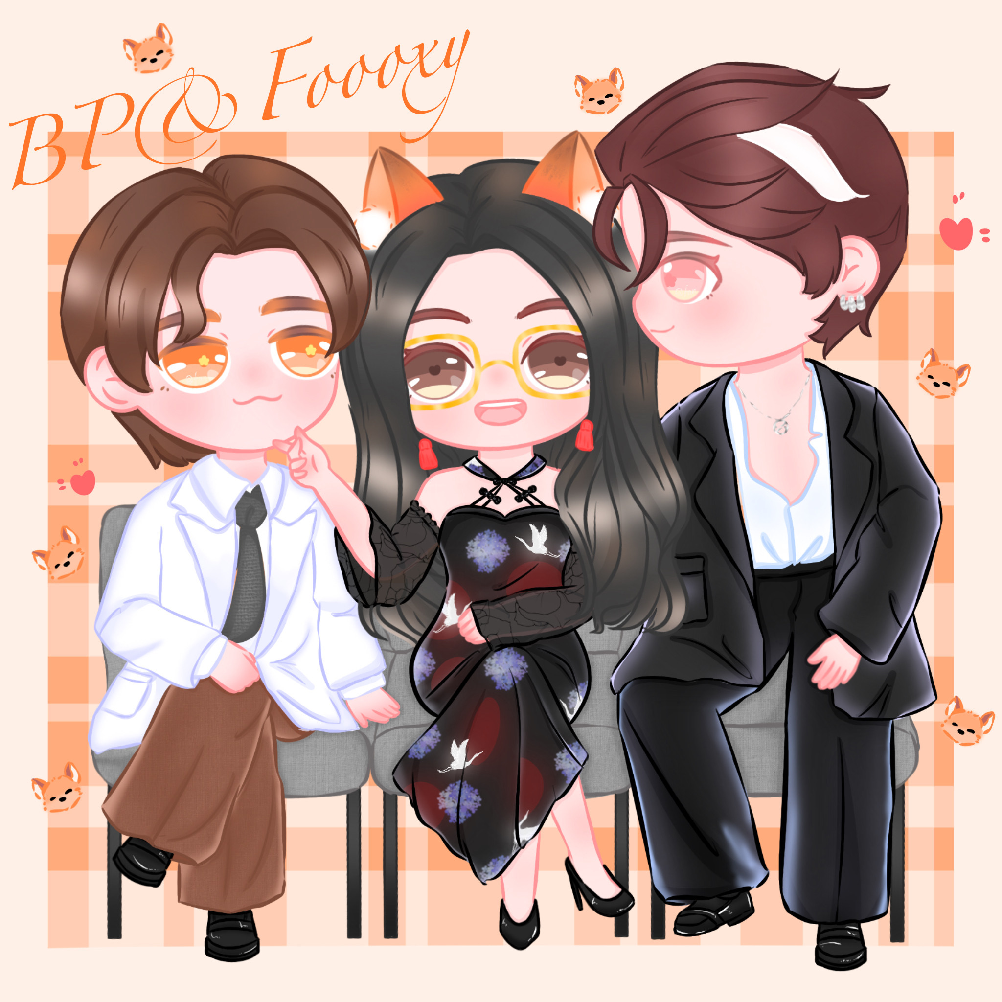 新头像  🦊换新头像啦～感谢我们阿番老师～～敲可爱的～❤️❤️❤️❤️❤️❤️