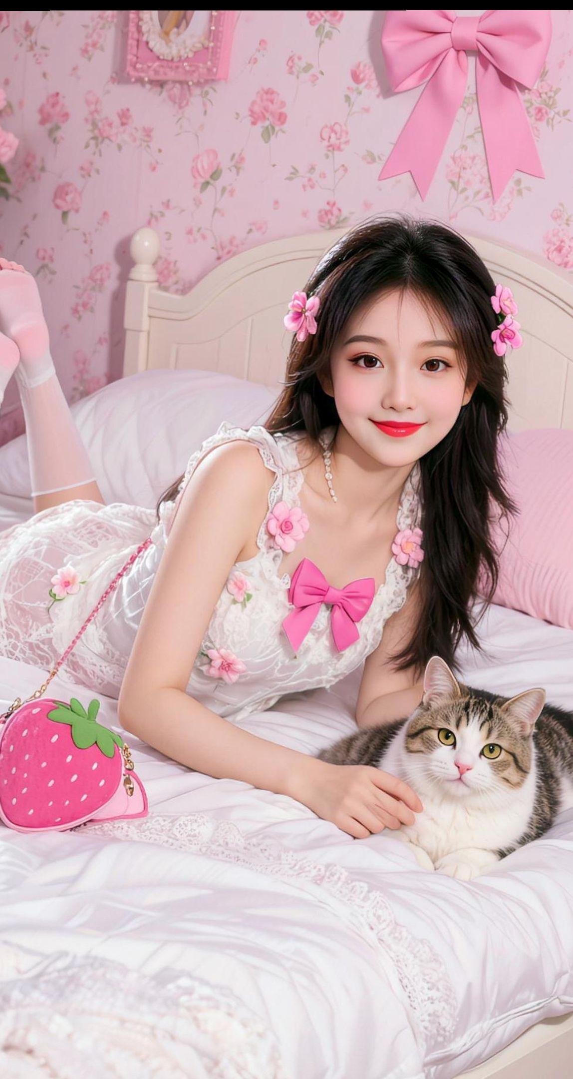 刷到就是赚到！AI甜系少女照还能这么玩~涨知识了家人们！✨
AI甜系少女照 AI