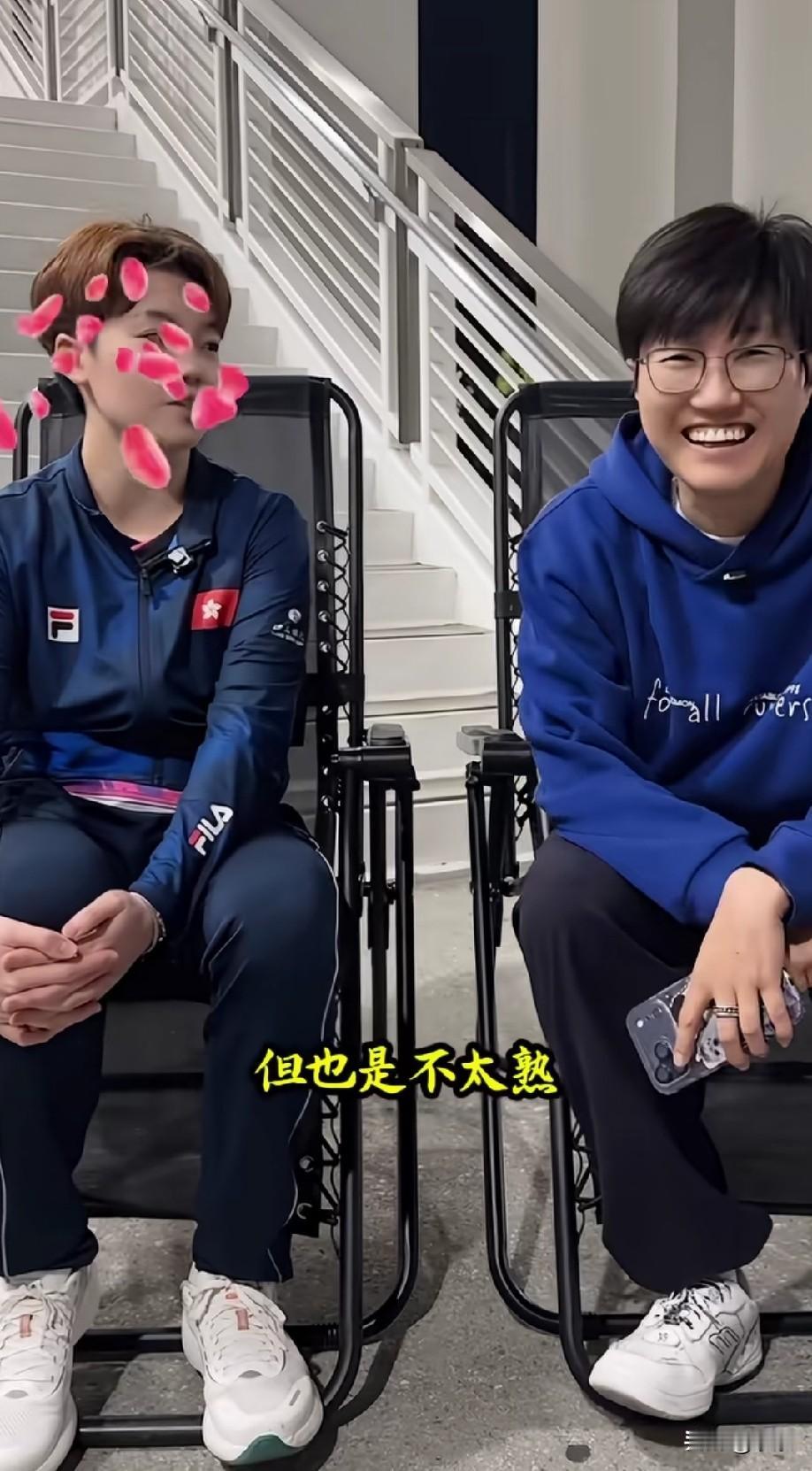当被问到混双搭档有什么感受，会不会吵架或生气时，香港乒乓球运动员杜凯琹说跟黄镇廷