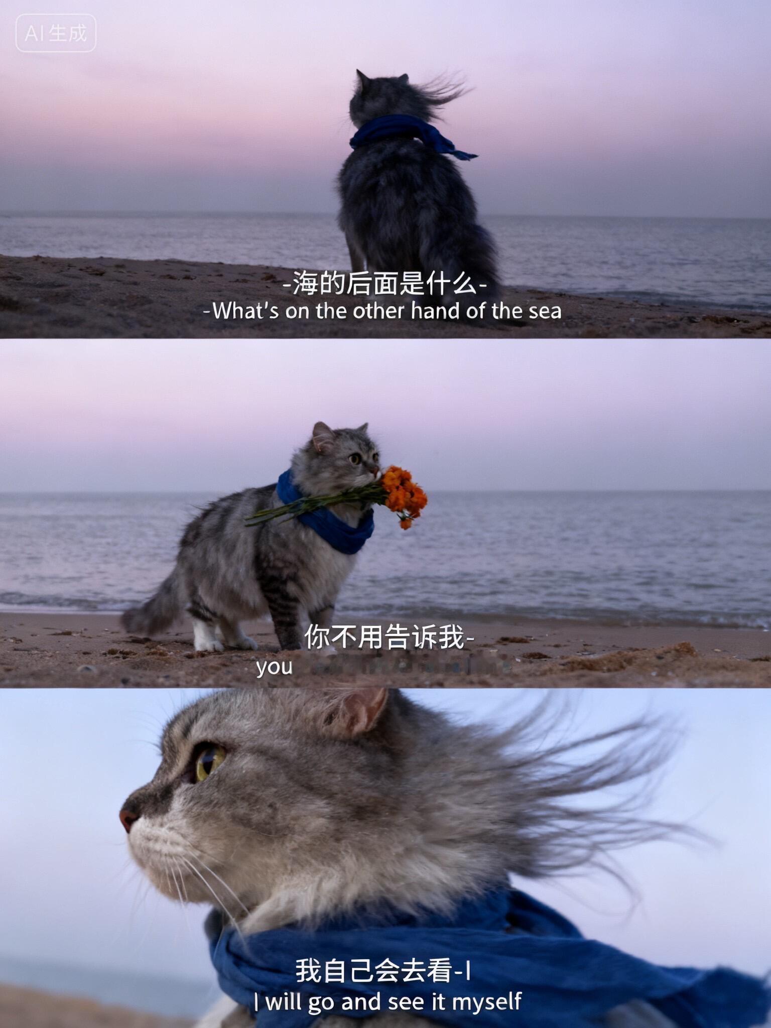 猫：海的对面是什么 ​​​