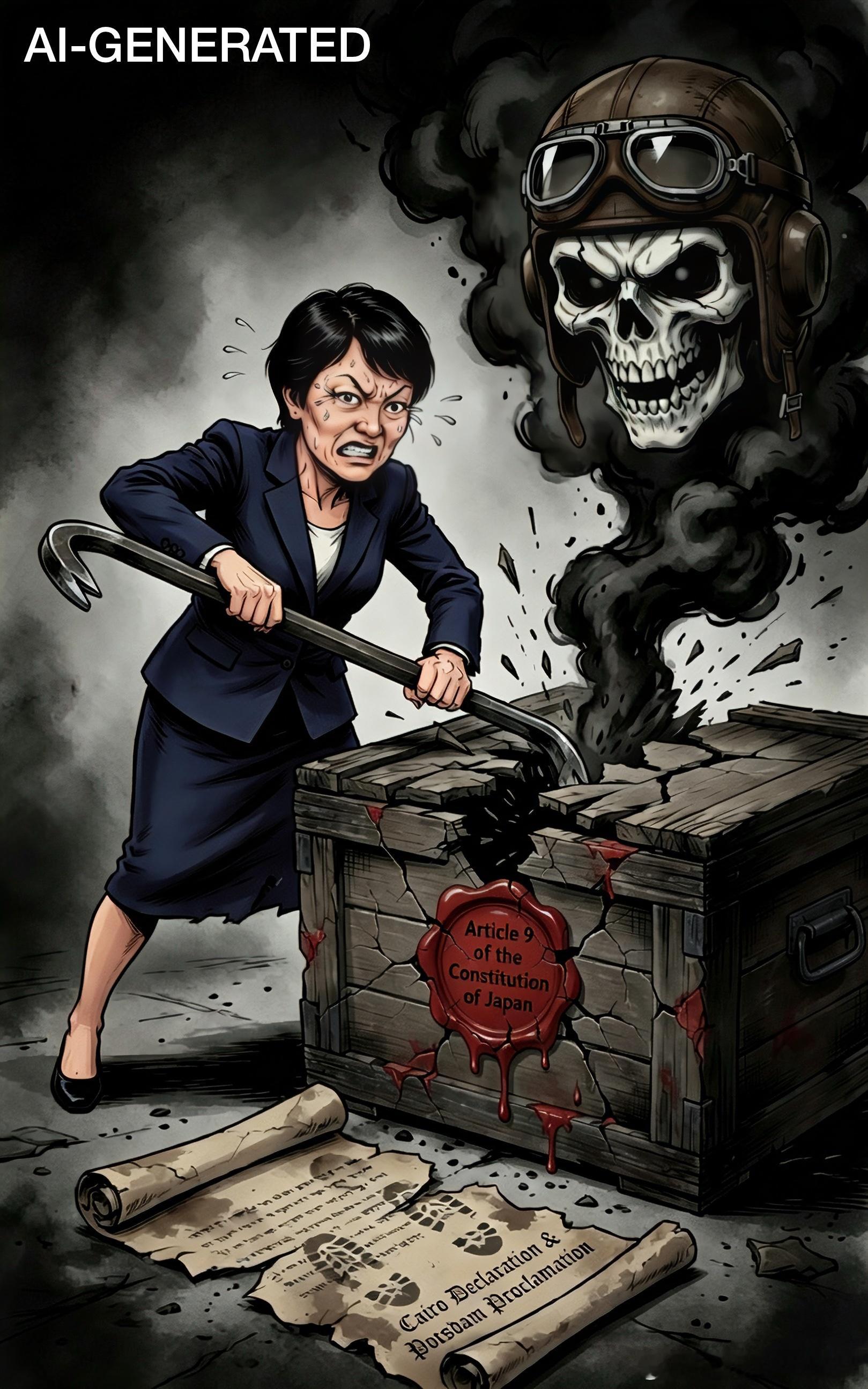 81年前日本投降广播时至今日，以高市早苗为首的日本政府仍在篡改历史、美化战争，军