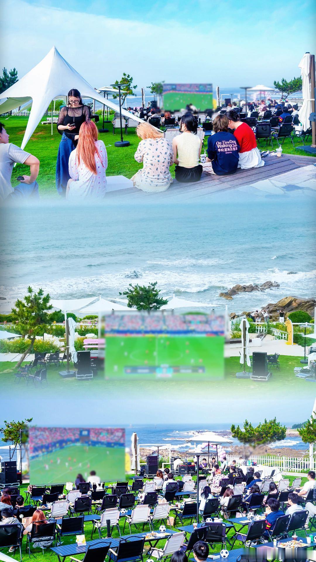 用日出视角打开世界杯 通宵看完球赛奔赴海边日出，山海柔光搭配赛场热血，每一场日出