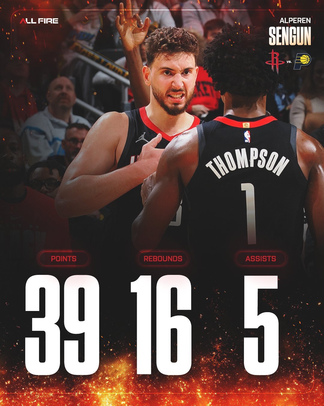 记者：“你整个赛季都在应对一些脚踝问题。你现在感觉完全健康了吗？”申京：“大概到