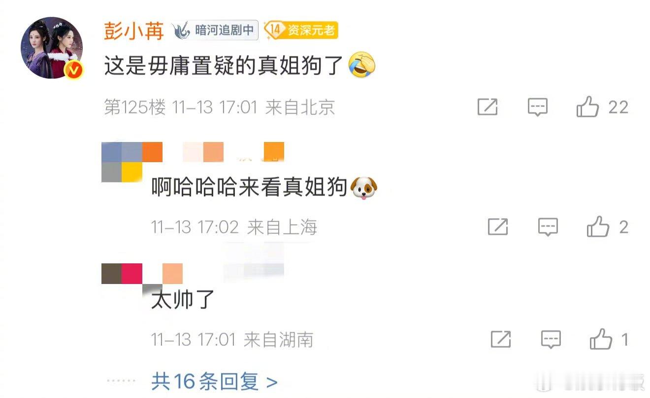 论玩梗只服彭小苒！穿上黑衣和杜宾狗拍酷飒大片，经她一句