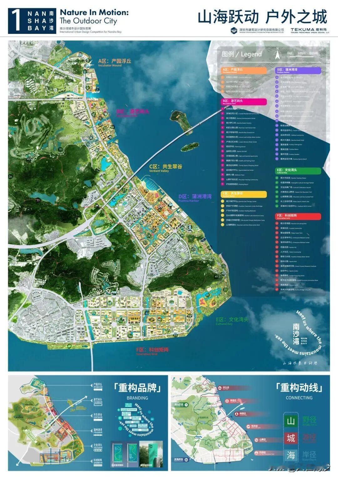 【南沙湾城市设计国际竞赛入选方案赏析】近日，“湾启未来・海韵新章”南沙湾城市设计