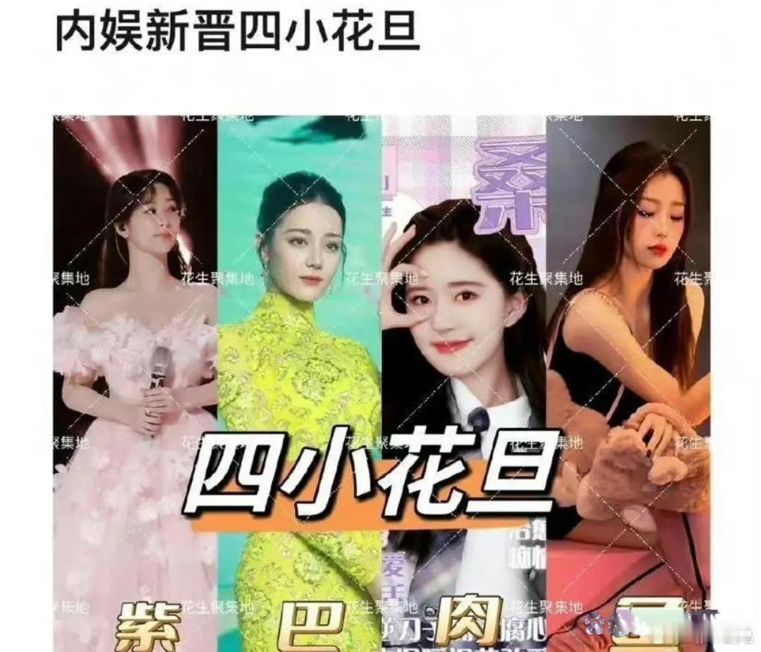 内娱的审美越来越不行了，四小花旦有三个都是靠“黑红”火起来的，四大神颜里没有一个