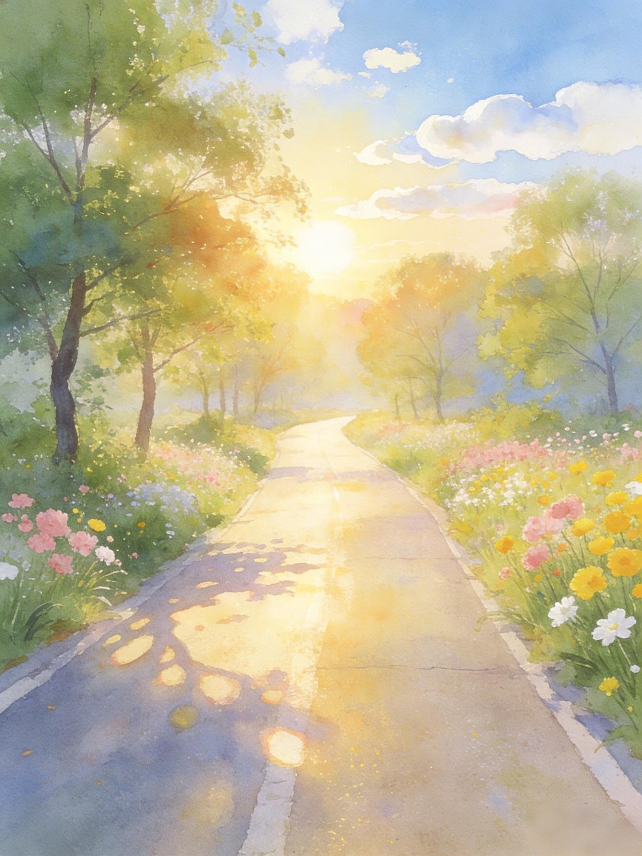 低谷期的日子确实难熬，
像走在没有路灯的小巷，
看不清前路，
心里满是慌张。
但