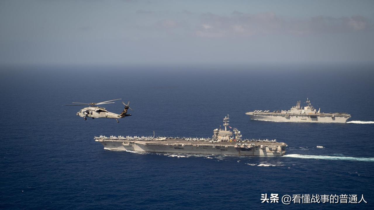 拦截成功！荆州号054A型导弹护卫舰在中业岛附近海域高速逼近菲律宾