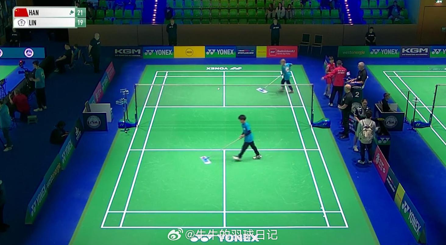 女单 1/16赛韩千禧 21-19 林湘缇2026年德国羽毛球公开赛