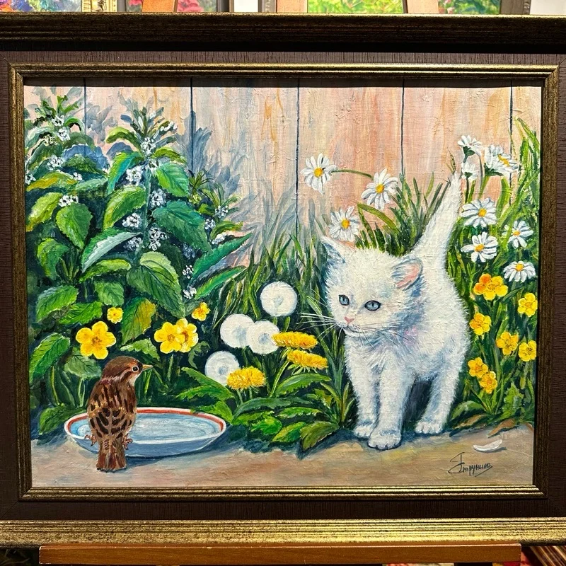 噶丽娜油画🖼️治愈温馨