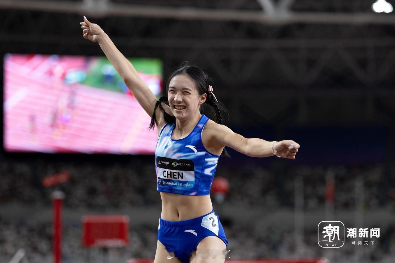 宁波小将陈妤颉钻石联赛创个人最佳 5月16日晚，绍兴柯桥，在2026长三角国际田