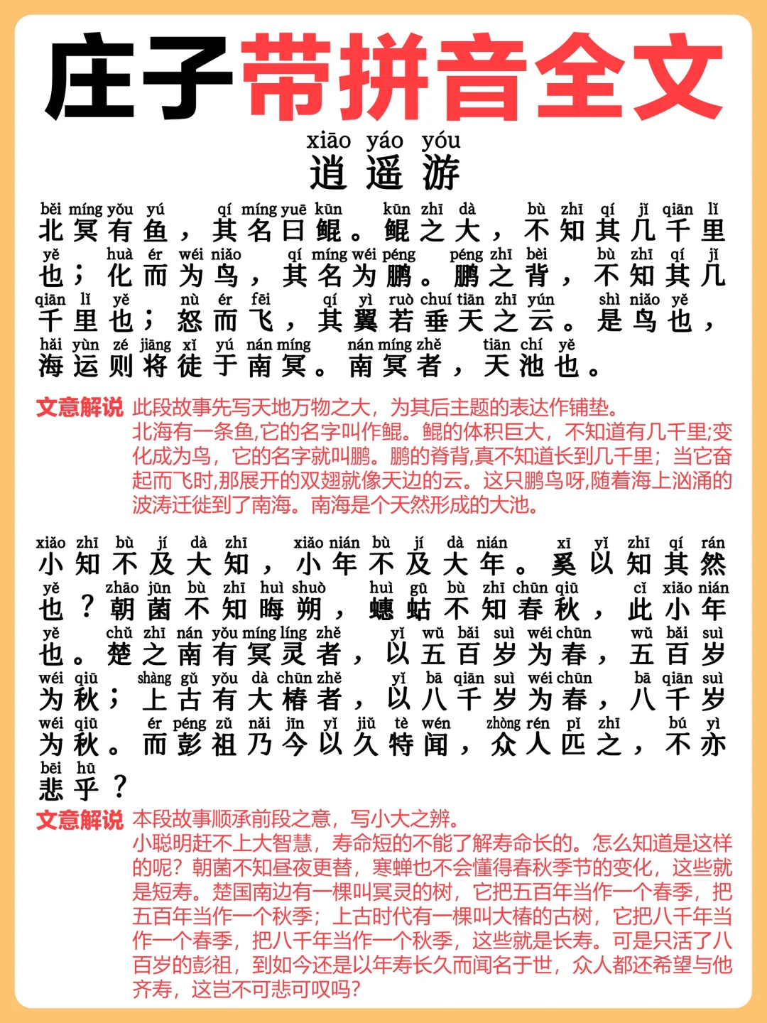 国学经典必读《庄子》上