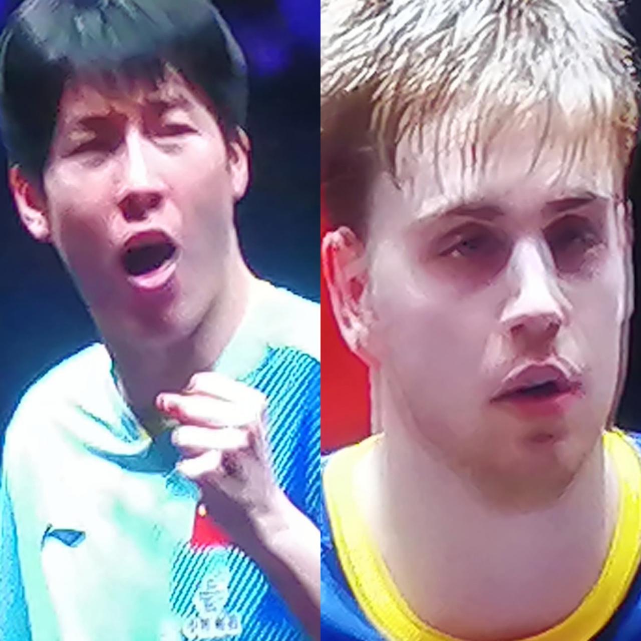 外协选手淘汰我们的女二号。我们淘汰外协的男二号选手。

小将温瑞博大涨士气。3: