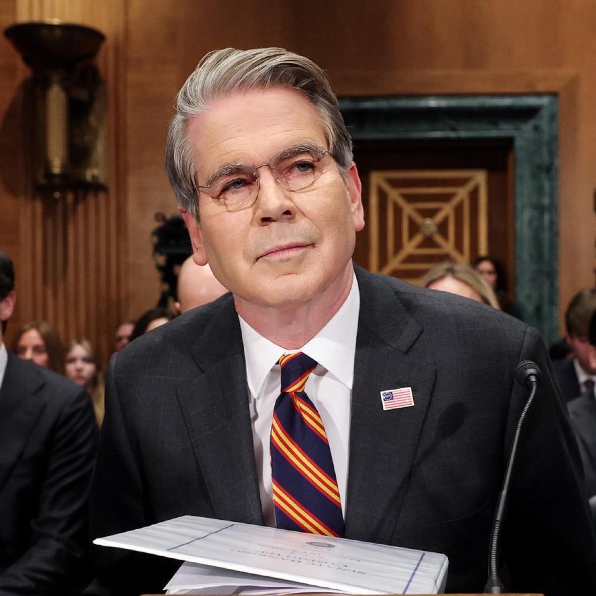 “由总统决定”

美国财政部长斯科特·贝森特周四明确表示，问及如果唐纳德·特朗普