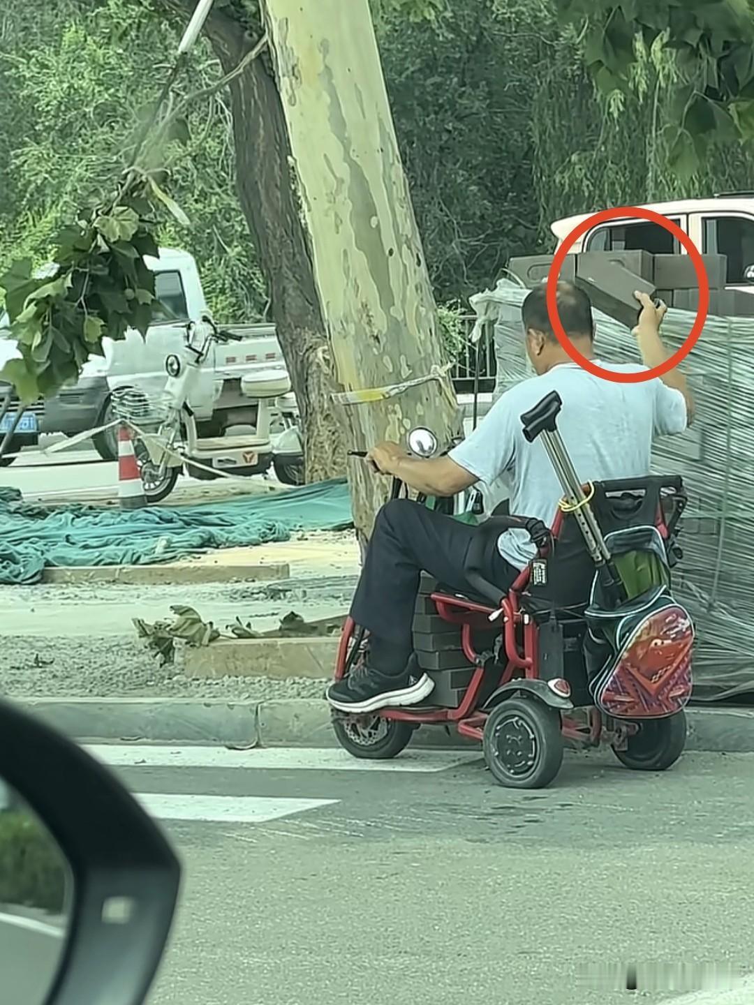 都这样了，你还那样。
路边的野花不要采，路边的“野砖”不要拿