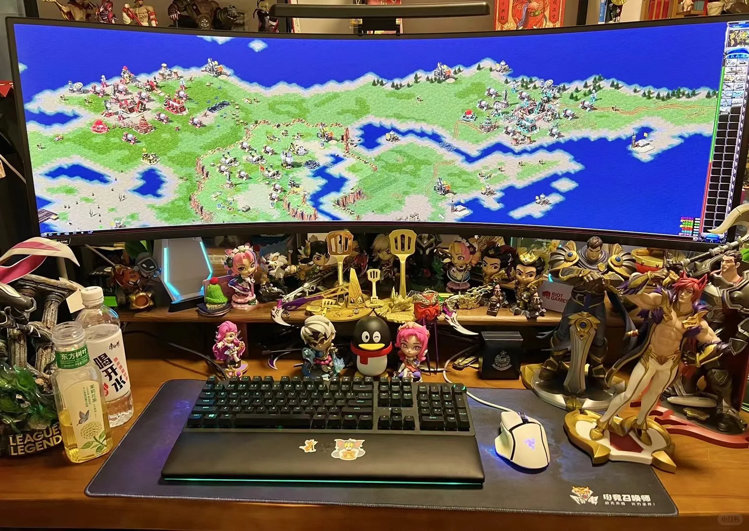 宽屏玩《红警》也爽啊哈哈！