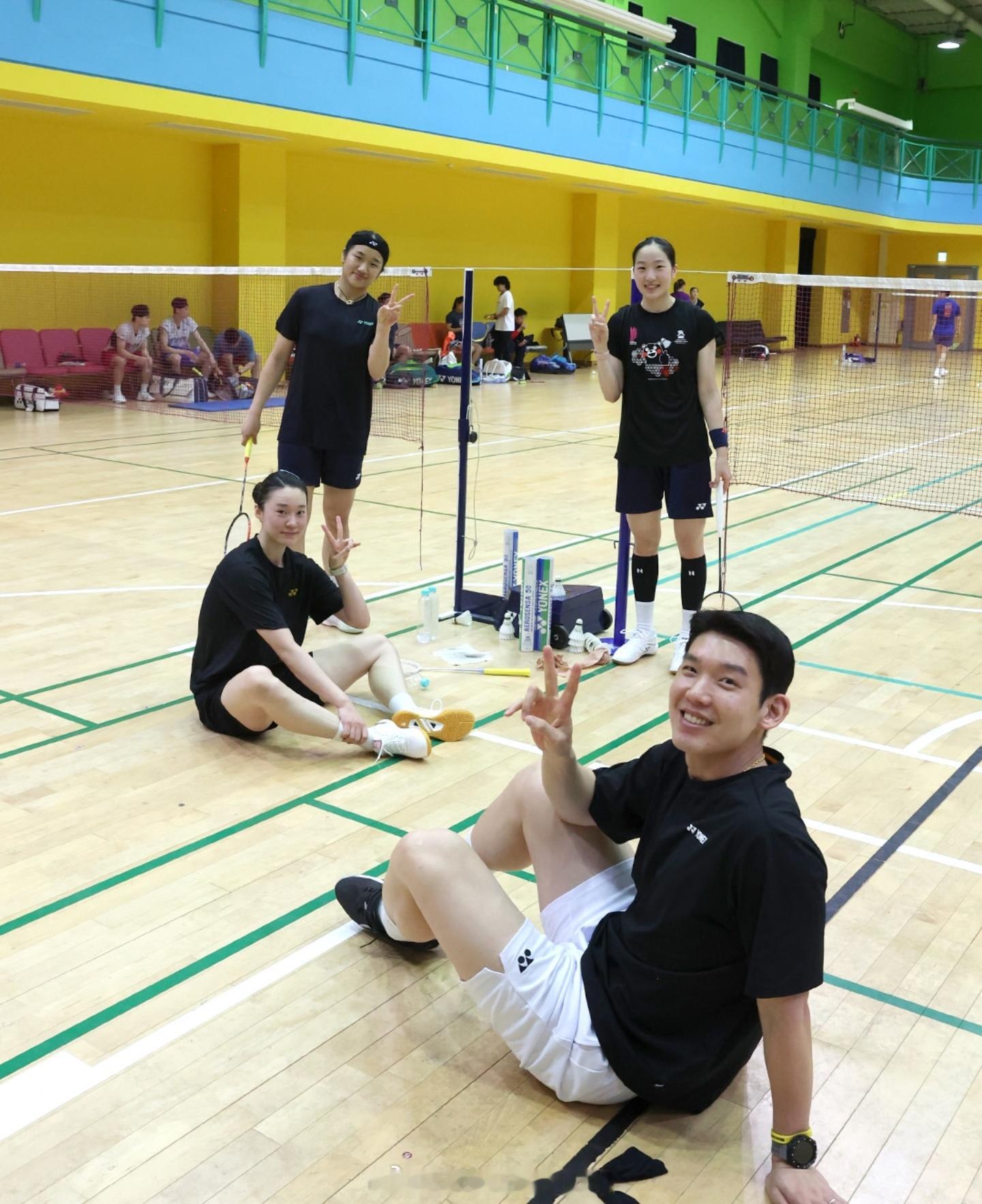 🏸三星生命羽毛球队 × 中国香港羽毛球队 开启联合集训 🇰🇷🇭🇰为备战