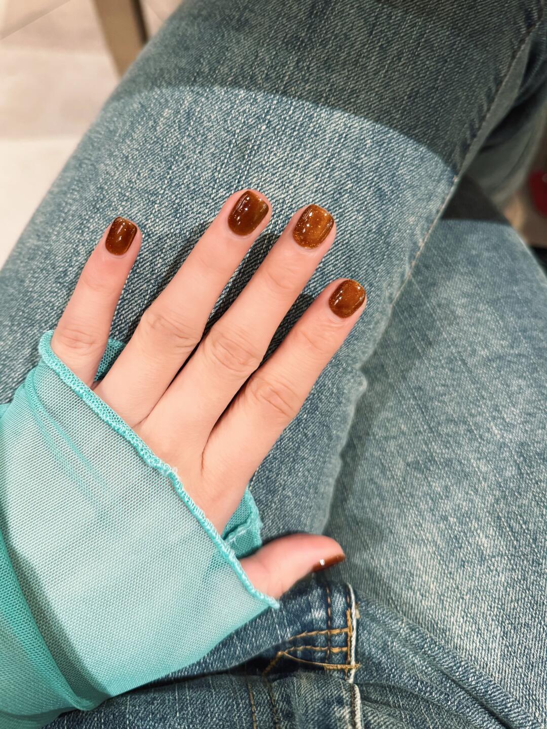 喜欢今天做的海底捞美甲💅