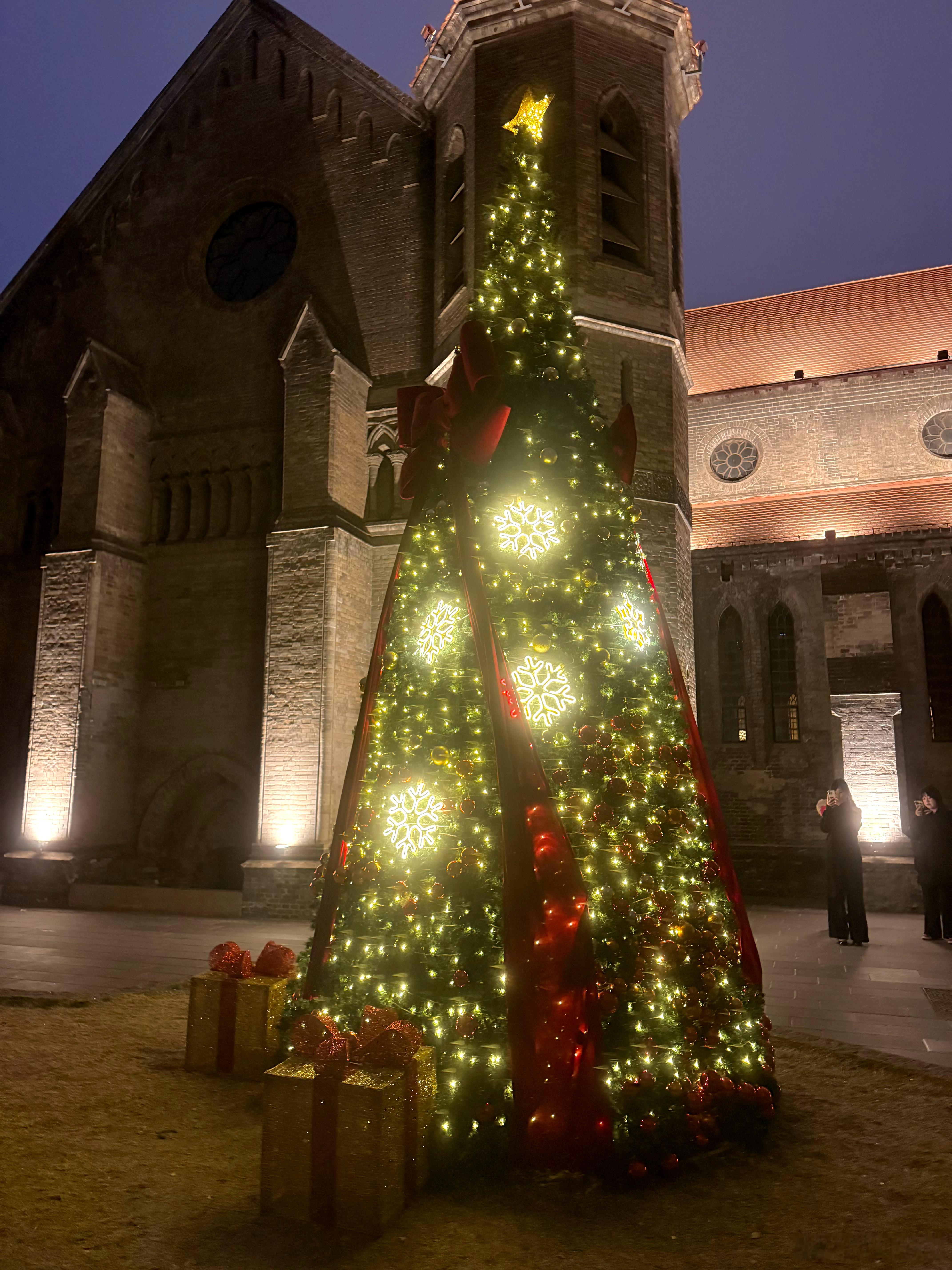 12月系上了圣诞结🎄 天津·安里甘教堂