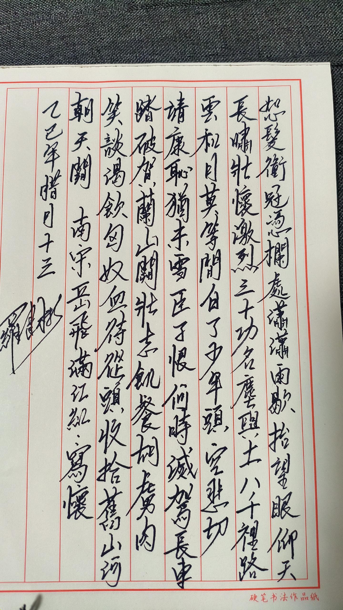 岳大将军写的最好的一首诗