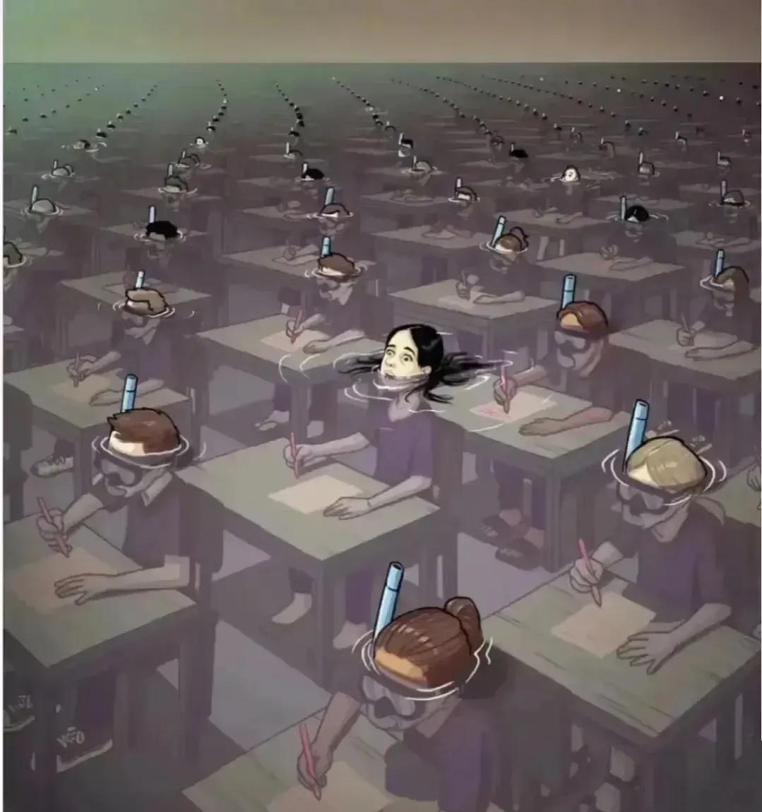 你孩子不戴，他就有可能被“水”淹了
这图真的很让人窒息