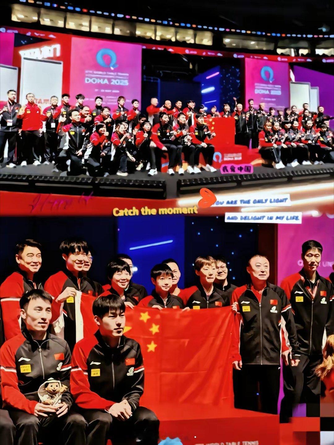 王励勤证明了领导和领导是不一样的，国乒大合照王励勤直接一步跨到了边上！​王励勤在