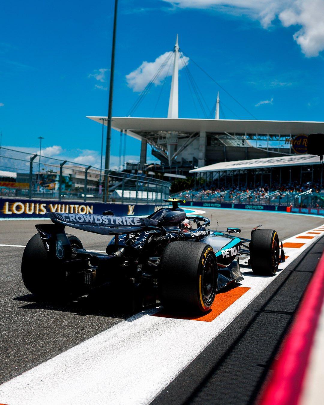 F1冷数据 迈阿密赛道是梅赛德斯车队参加过所有F1的比赛当中，唯一一条没有取胜过