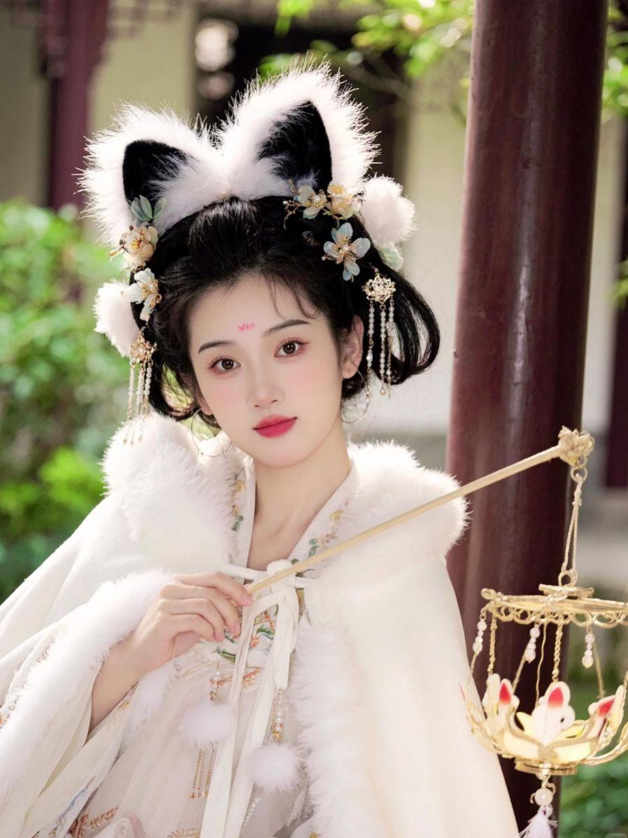 AI狐仙扮相照 抖音ai创作 抖音玩法合伙人计划