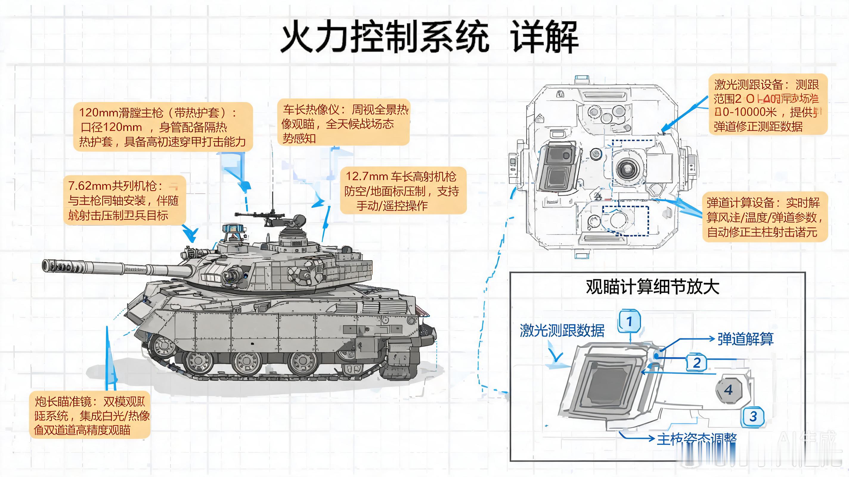 伊拉克陆军列装80辆M1A1 SA型，是目前中东地区现役主力重型坦克装备🔧 六