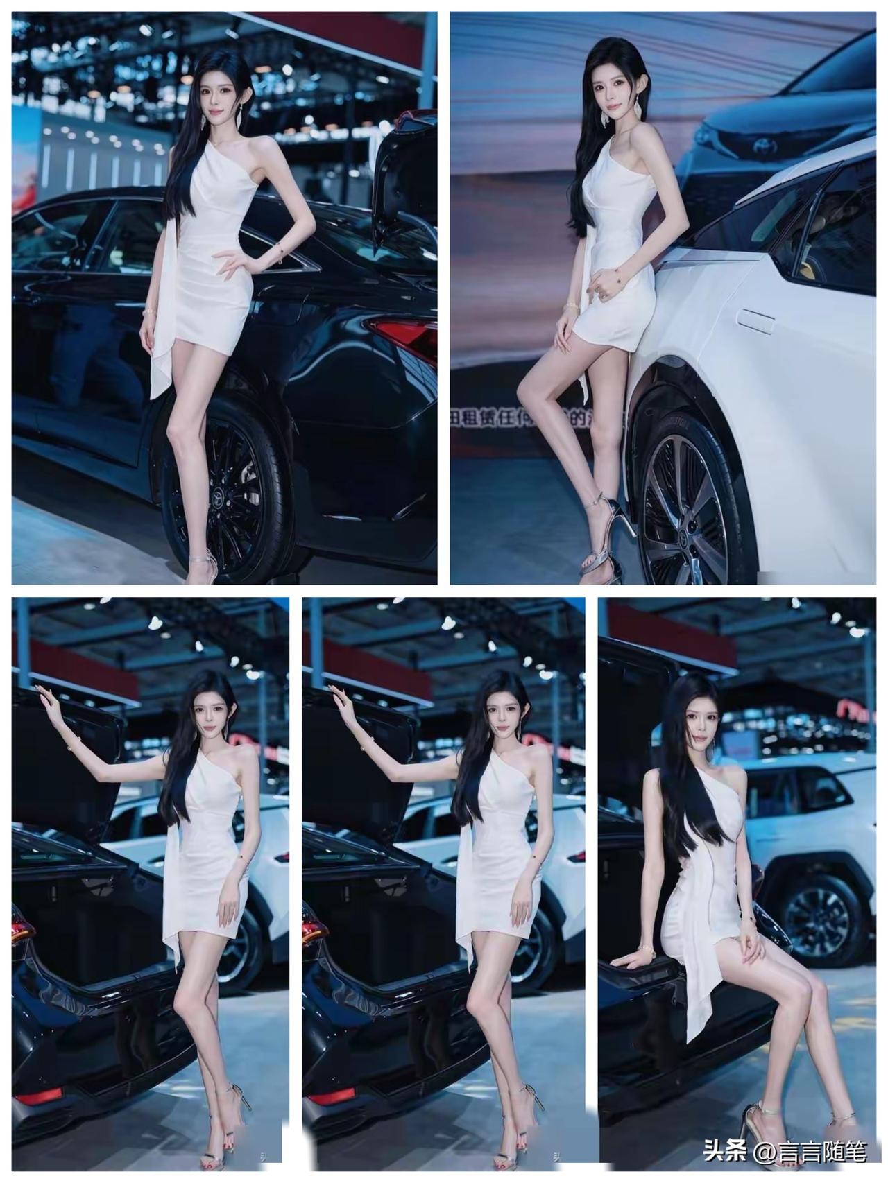 车模熙熙有女一号的潜力，要是进入娱乐圈发展也不错。