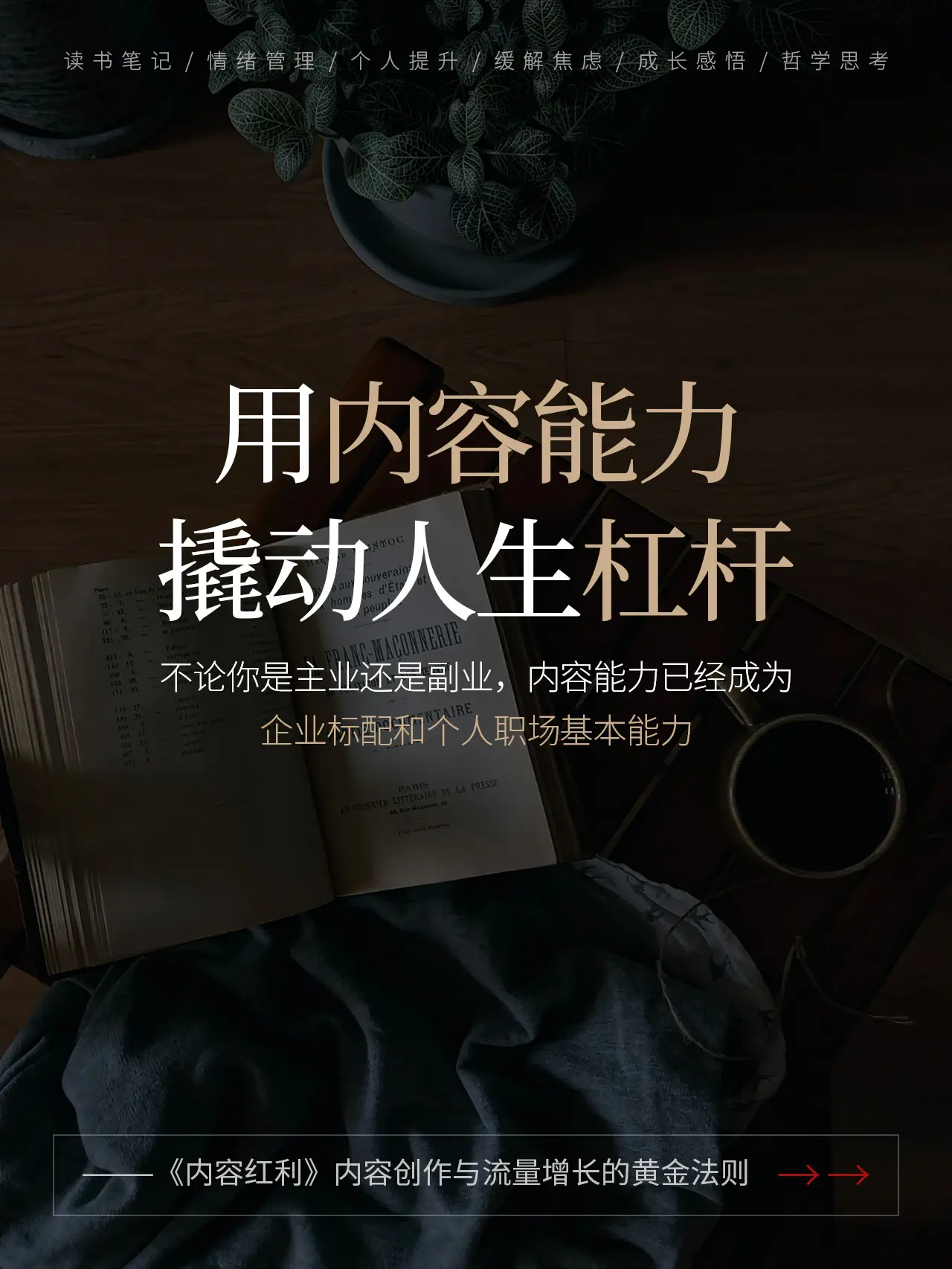 不论你是做主业还是副业，内容能力已经成为企业，个人和职场标配基本能力