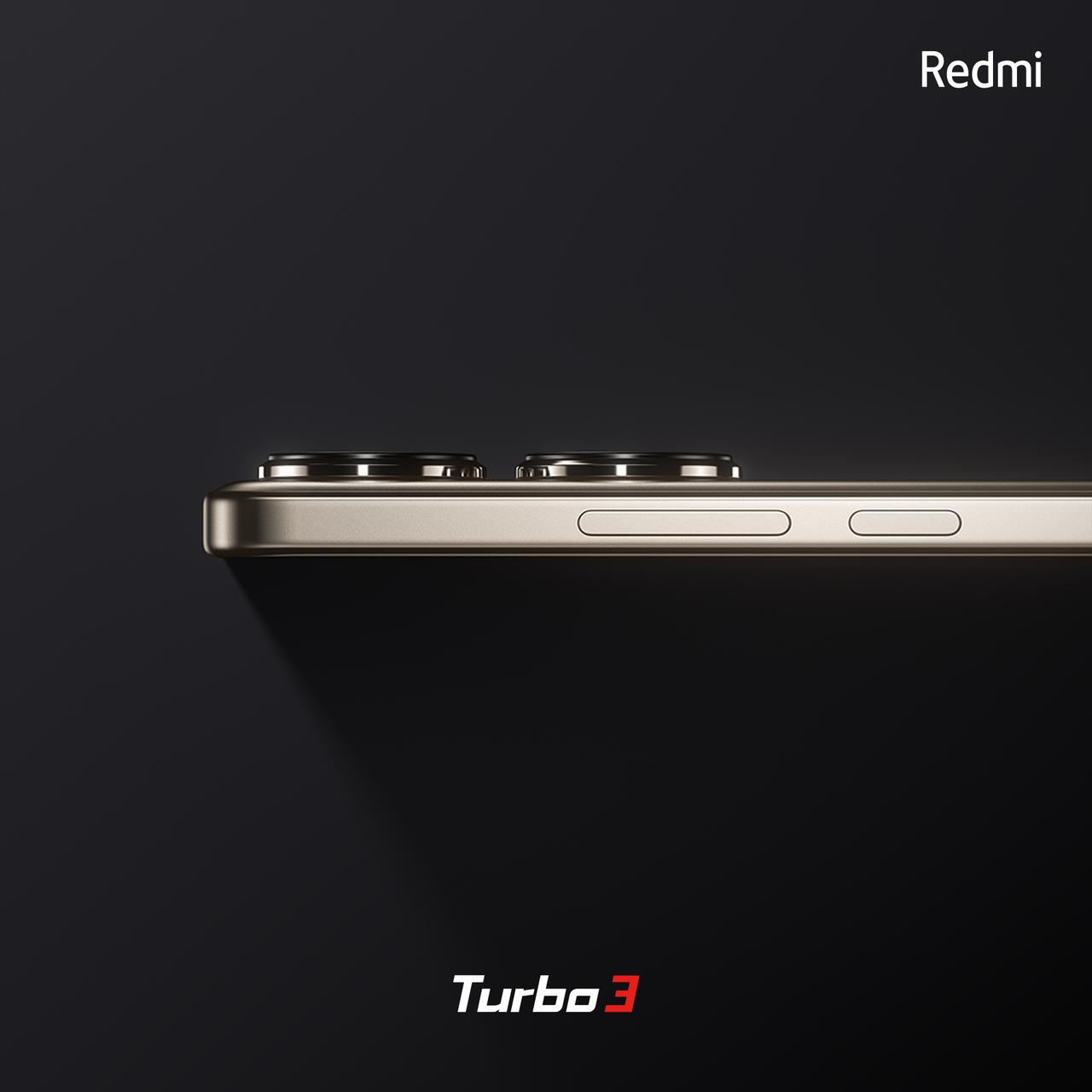 Redmi Turbo 3的外观公布了，中框小立边，背面等深四曲设计，兼顾轻薄和