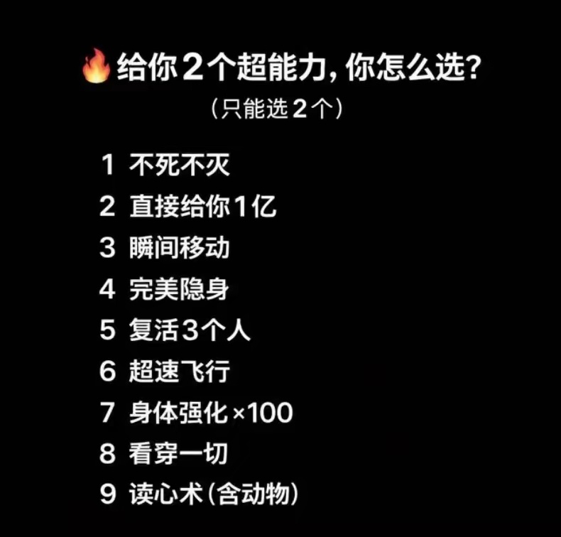 在超能力面前，1个亿显得微不足道 