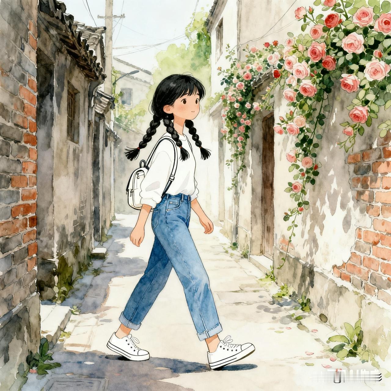 有没有发现，
脚下的路很长也很陡。

当走得很累的时候，感觉就有放弃的念头，这可