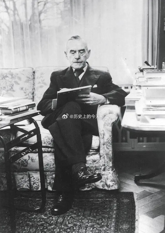 #文史箴言#德国著名作家、诺奖得主托马斯·曼被纳粹剥夺了德国国籍，他逃离开了德国