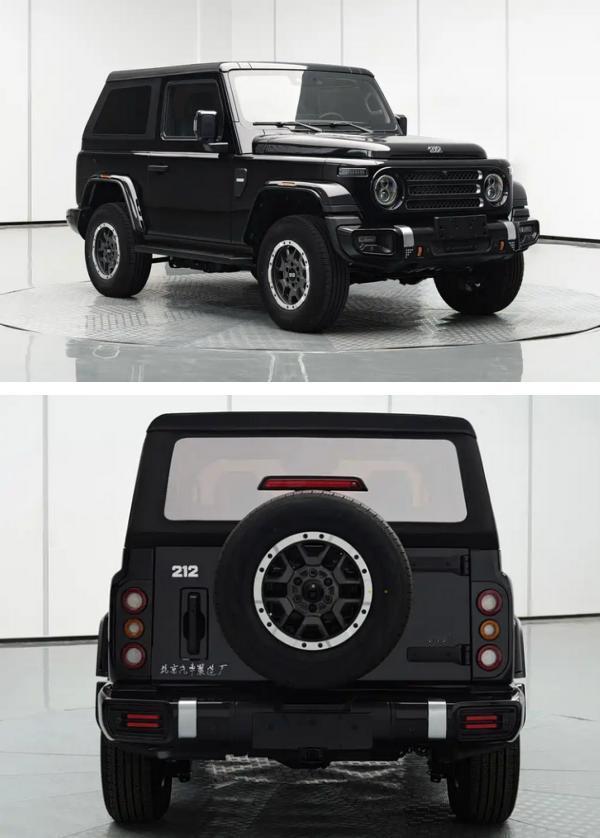 日前，工信部公开了212 T10的申报图，采用两门版设计，依旧延续复古的造型设计