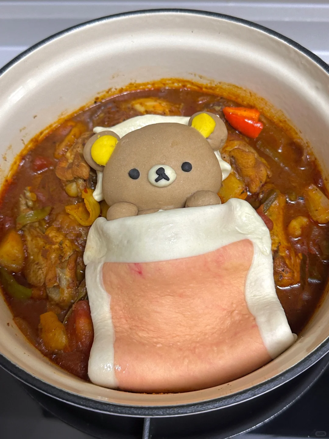 左滑煮熟⦁㉨⦁轻松熊盖被铁锅炖～