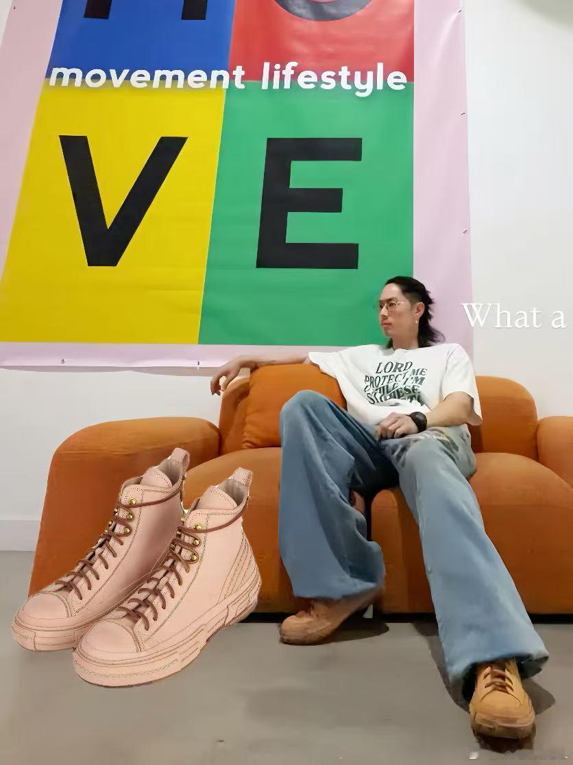 在近期po文中上脚【xVESSEL x Rock YehG.O.P. Highs