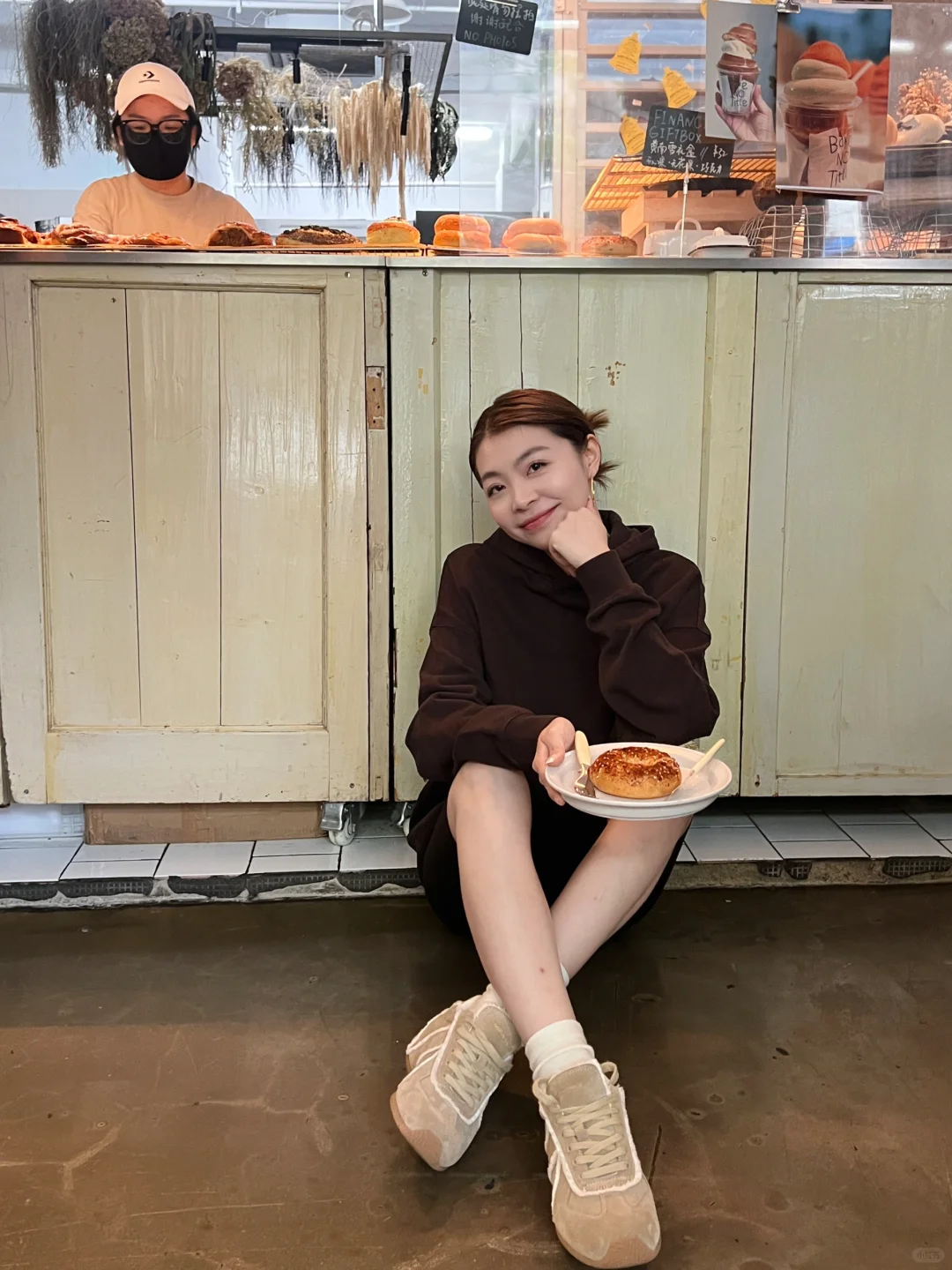上海韩里韩气咖啡！！能去100次…🥯🤎🍴
