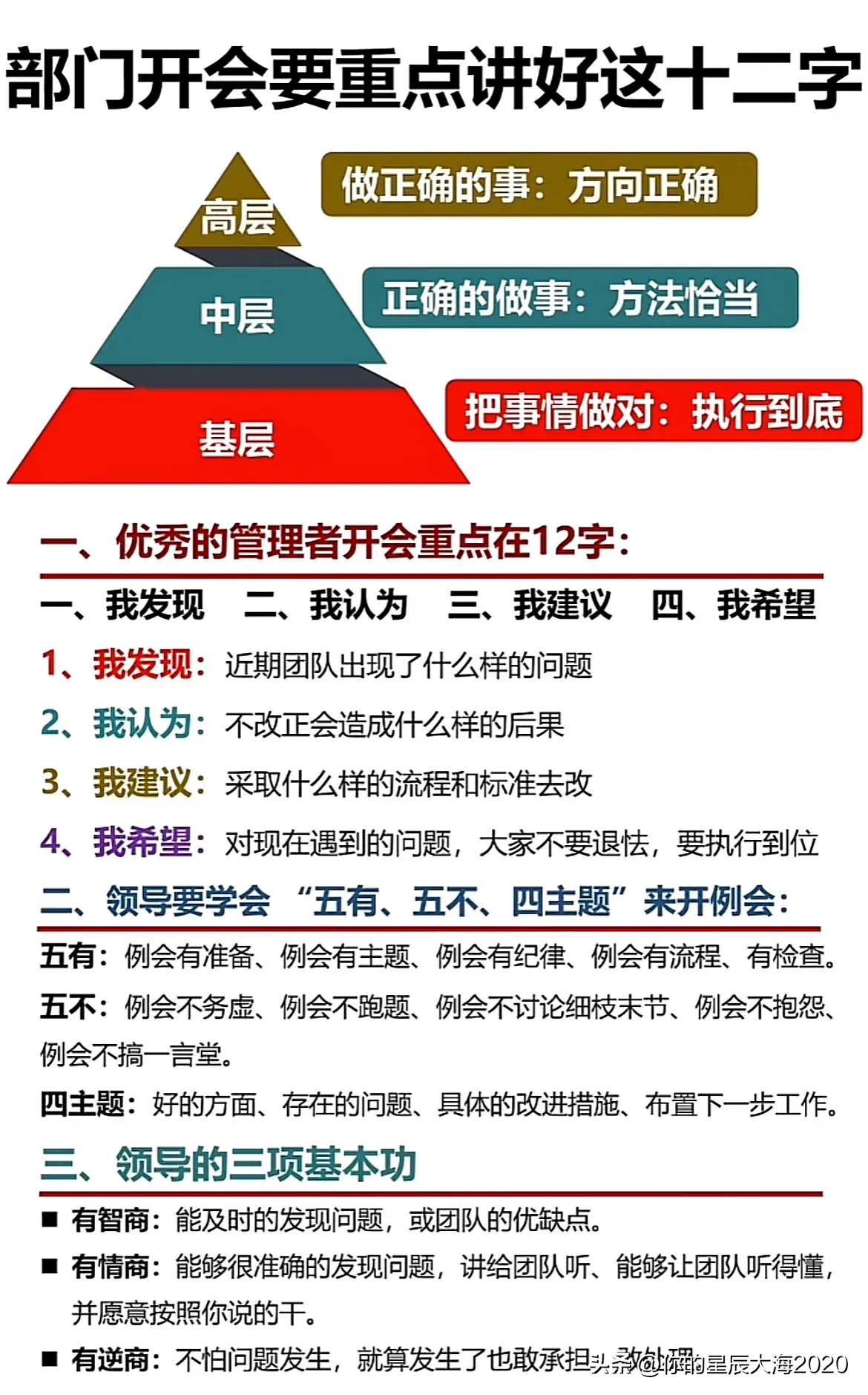 部门开会重点要讲好这12个字