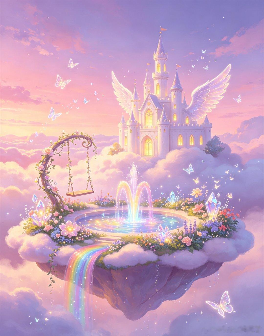 梦幻花园梦幻花园云端星梦梦幻花园太上头 云端织梦，赴一场星光花园之约踏云而来，把