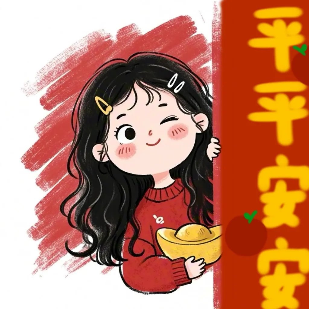 卡通可可爱爱新年头像💗愿: 2025我们都～ 