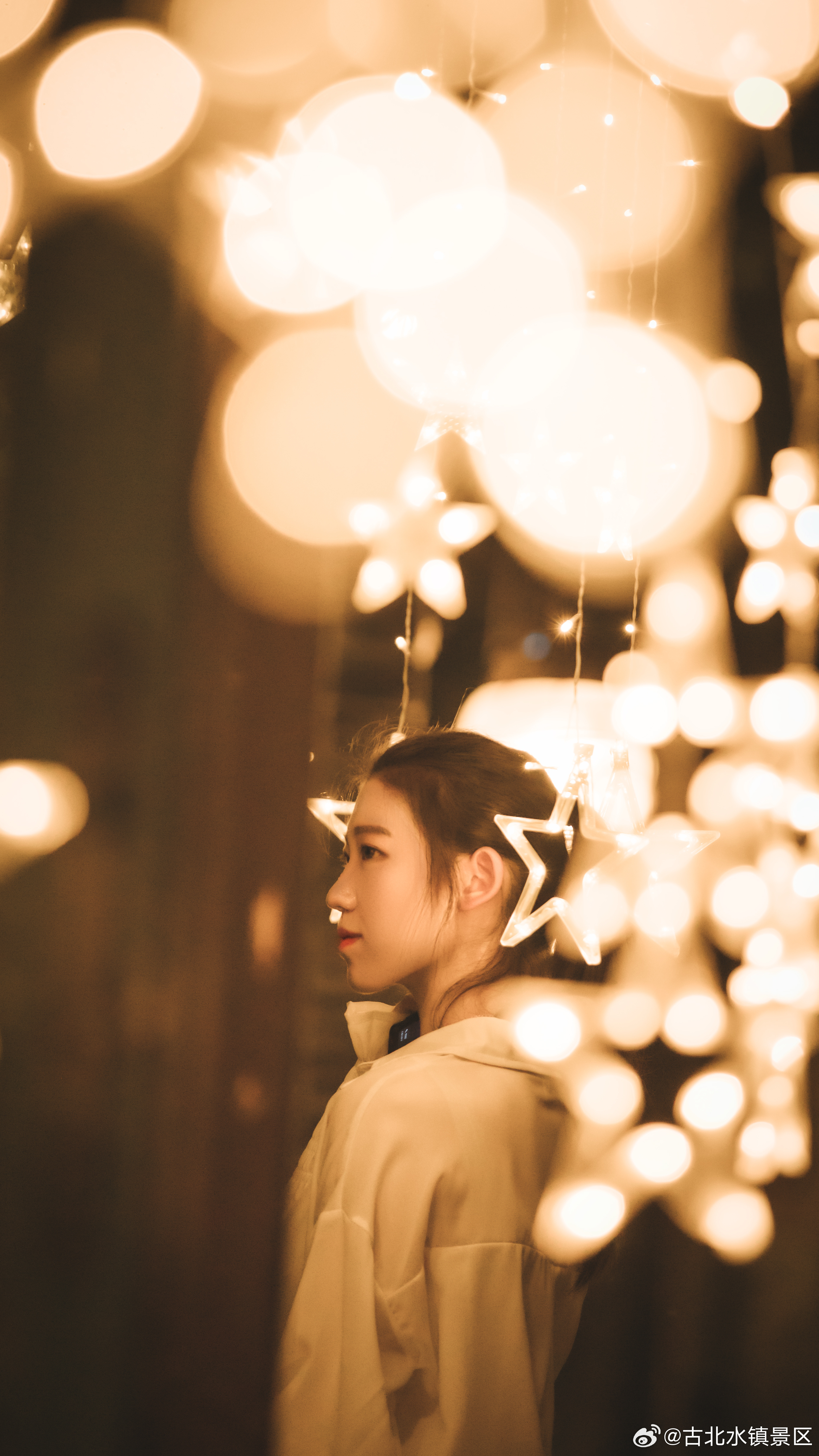 月亮躲进云层打盹，星星点亮床头做你的夜灯晚安，宝子们～#古北水镇# #司马台长城