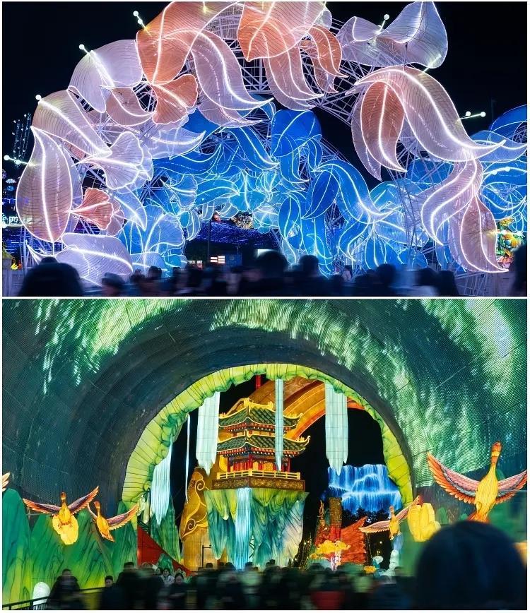 四川自贡的灯会弄的这么好