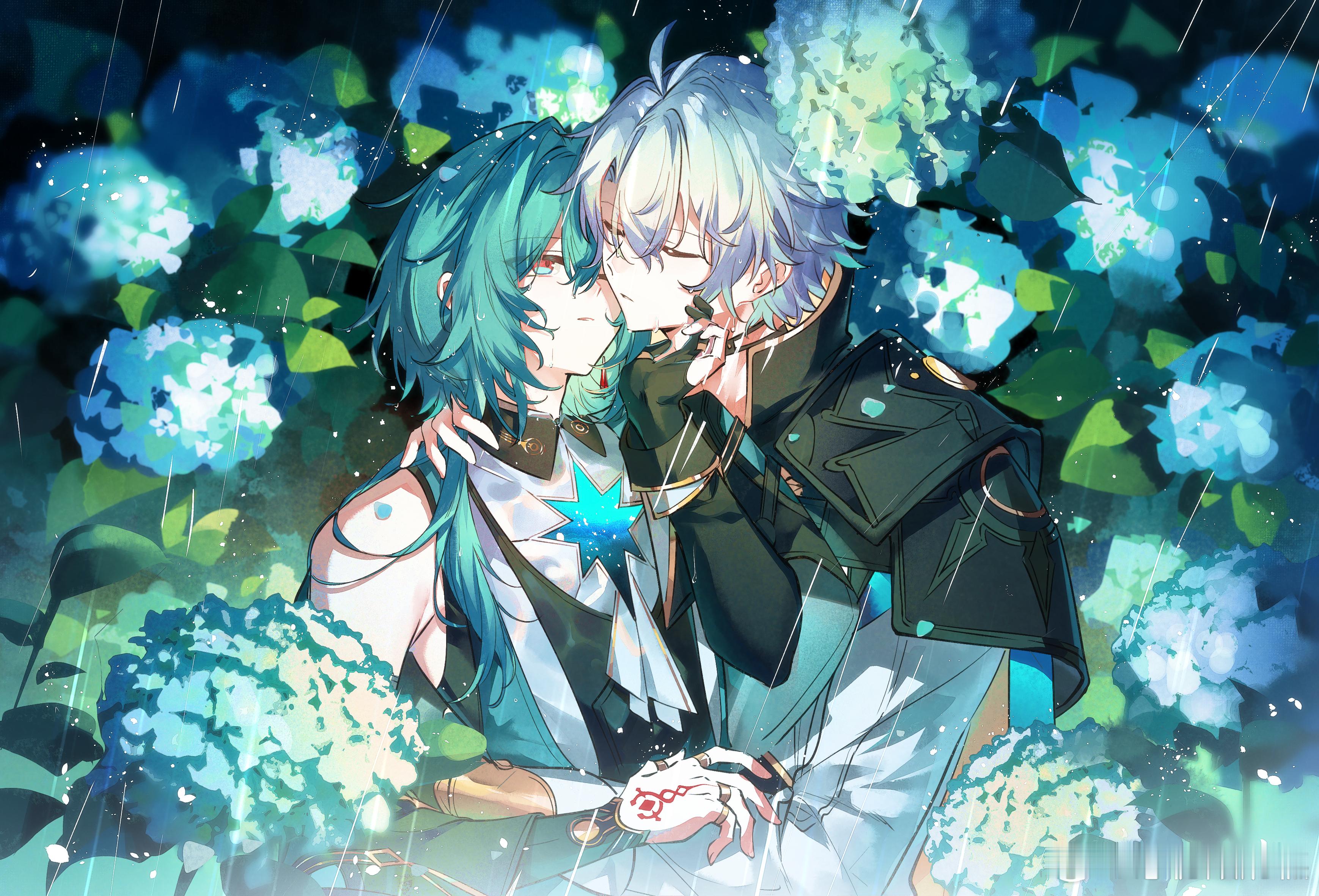 星星落进眼睛的雨夜厄夏婚o拿去做无料的图图 