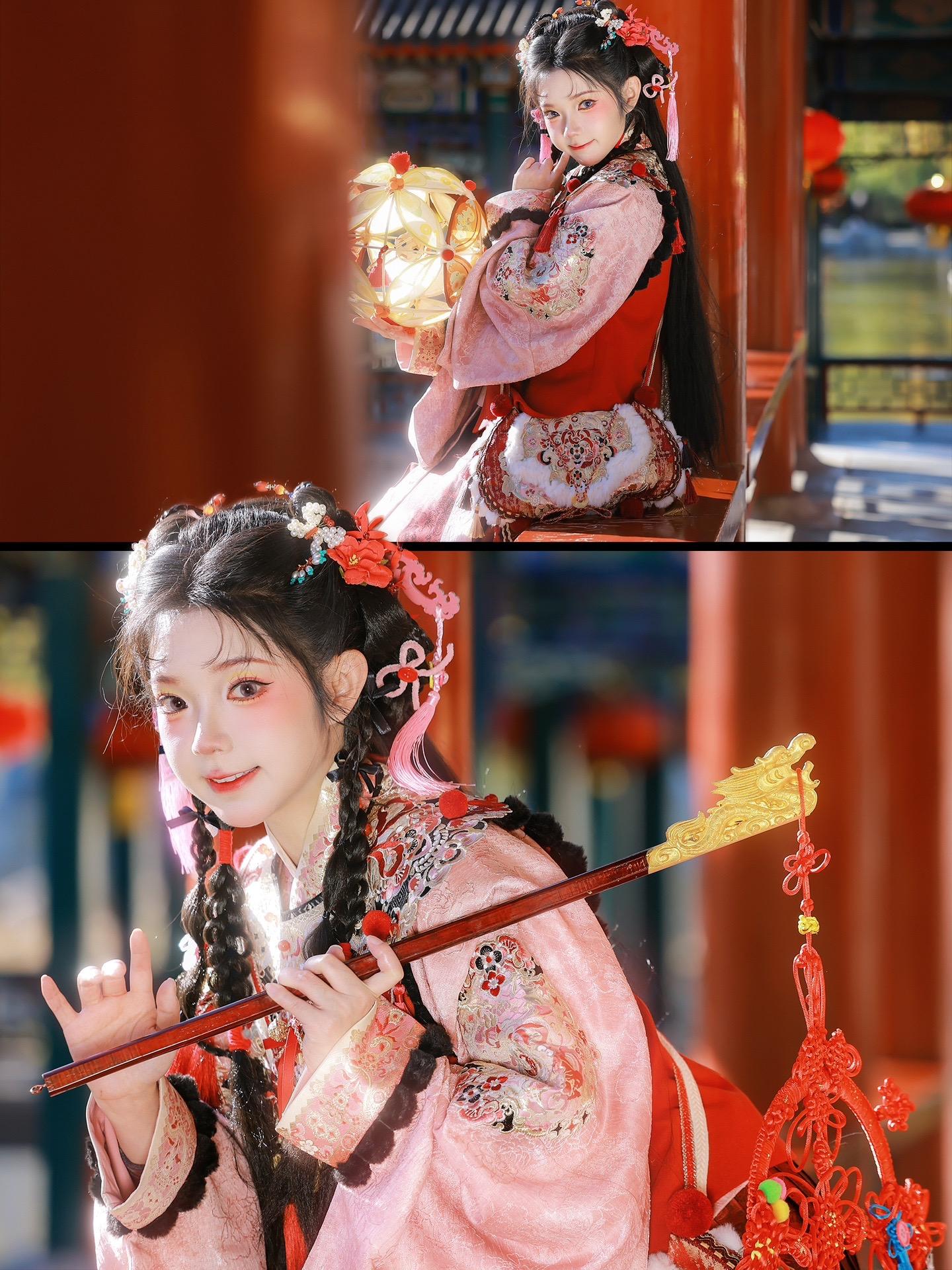 “信女希望：日进斗金，心想事成！”