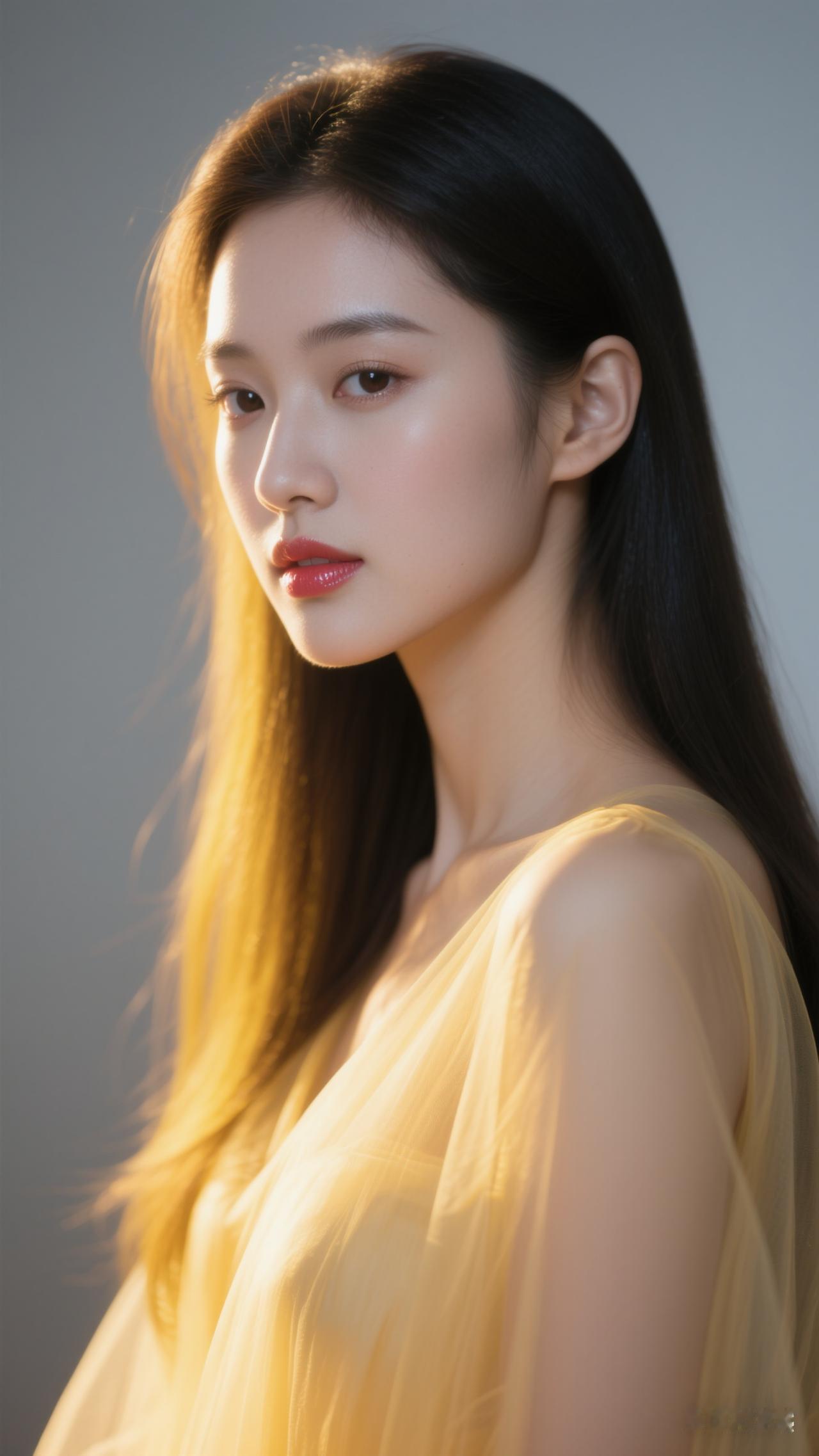 俏丽若三春之桃，清素若九秋之菊。