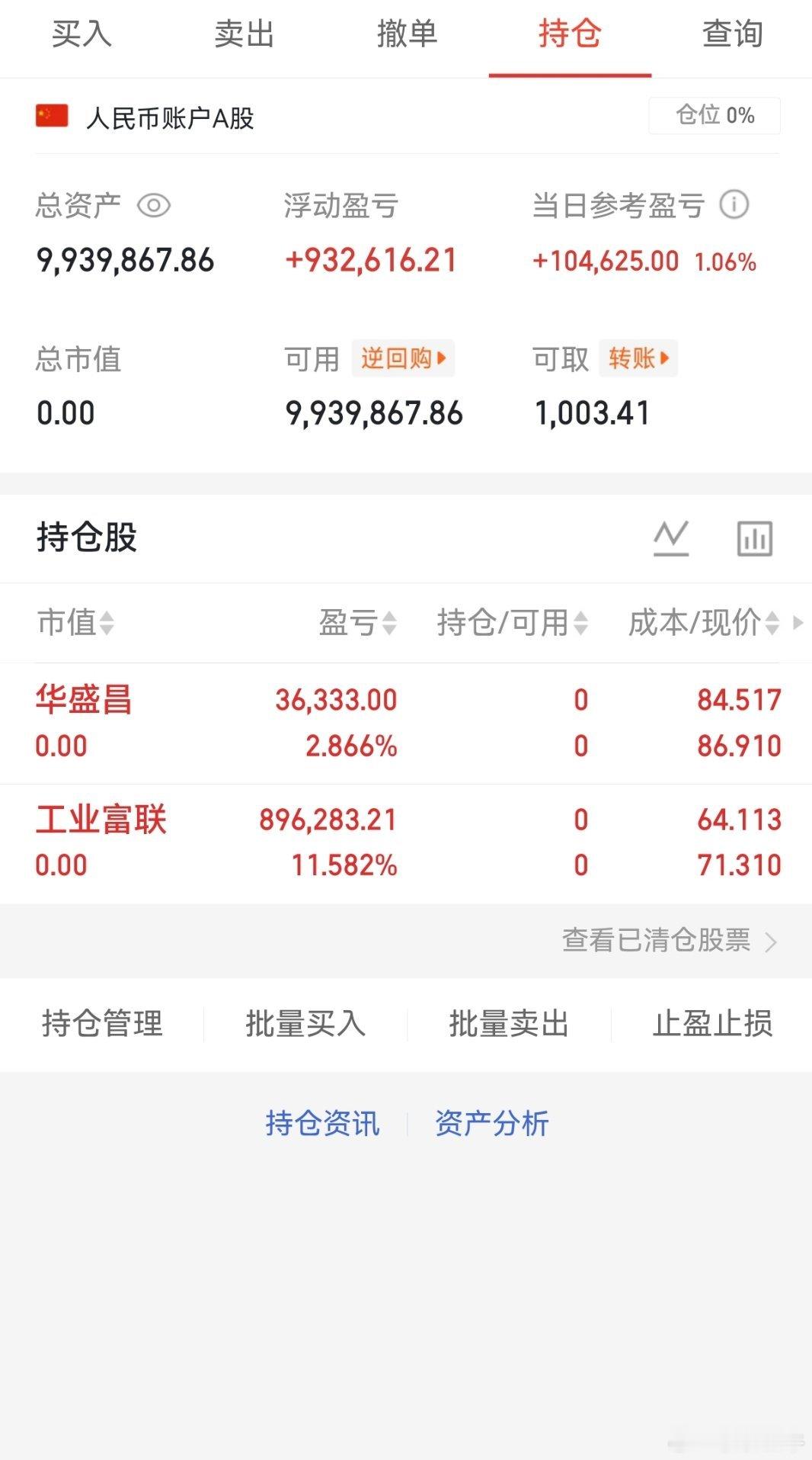中午收盘，不啰嗦，就三句话：1、上午大盘高开跳水，这里的跳水，依然是主力在洗盘，