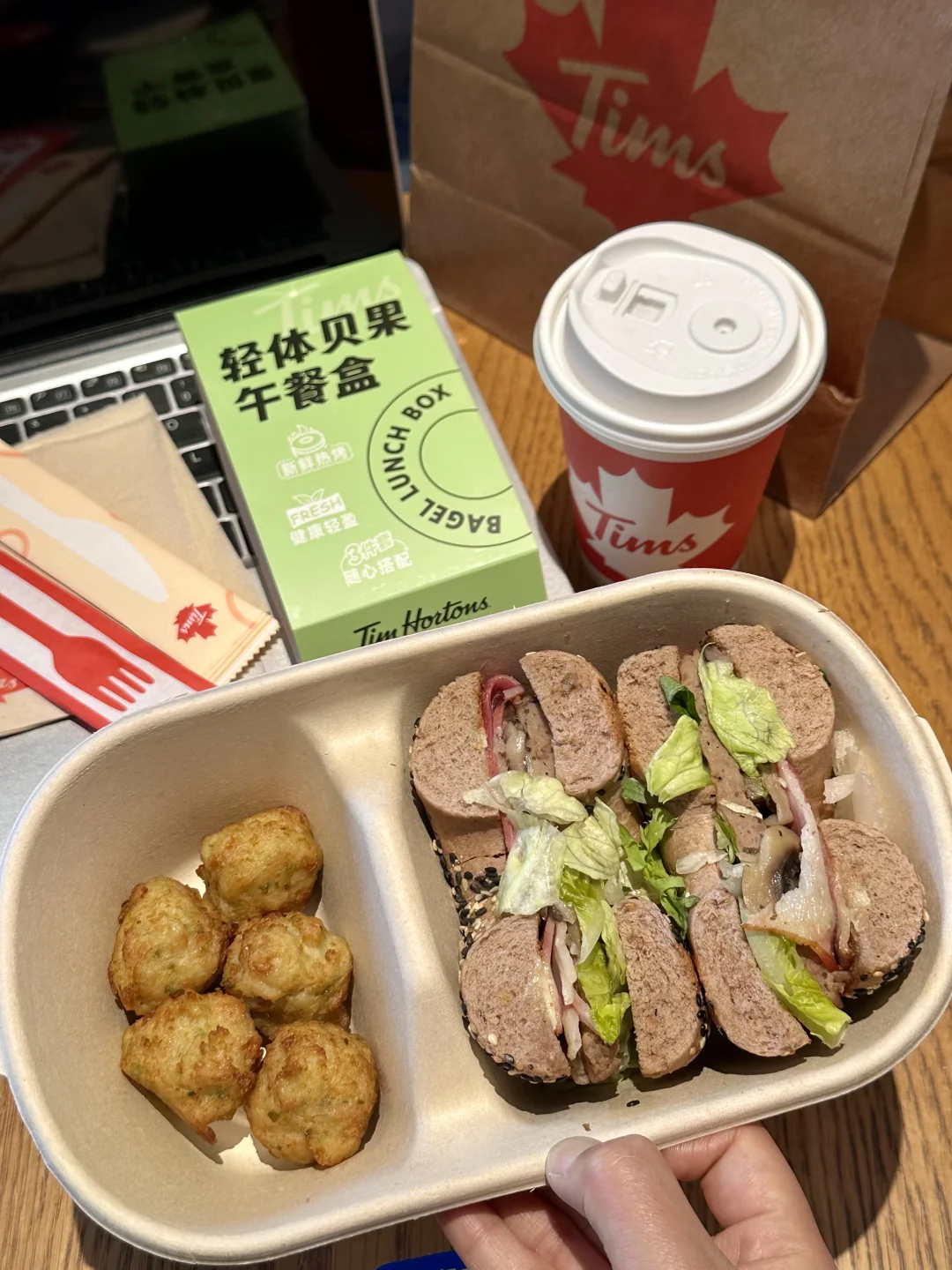 Tims新出的午餐盒3件套太顶了！！！